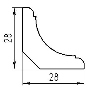 Галтель "Фигурная" Галтель Фигурная Цена от 23 руб./пог.м.