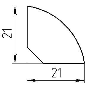 Галтель "Грибок" Галтель Грибок Цена от 18 руб./пог.м.