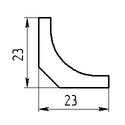 Галтель "простая" Галтель простая Цена от 18 руб./пог.м.