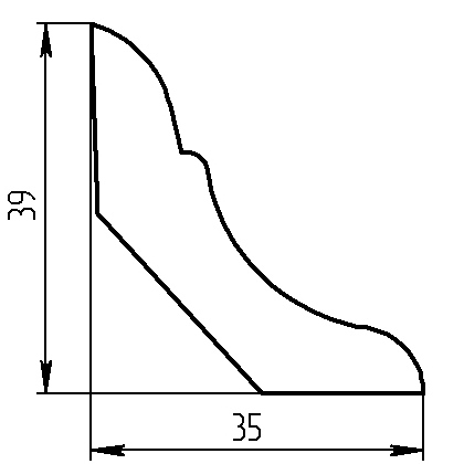 Плинтус "Паркетный"; сращённый Плинтус Паркетный сращённый Цена от 25 руб./пог.м.